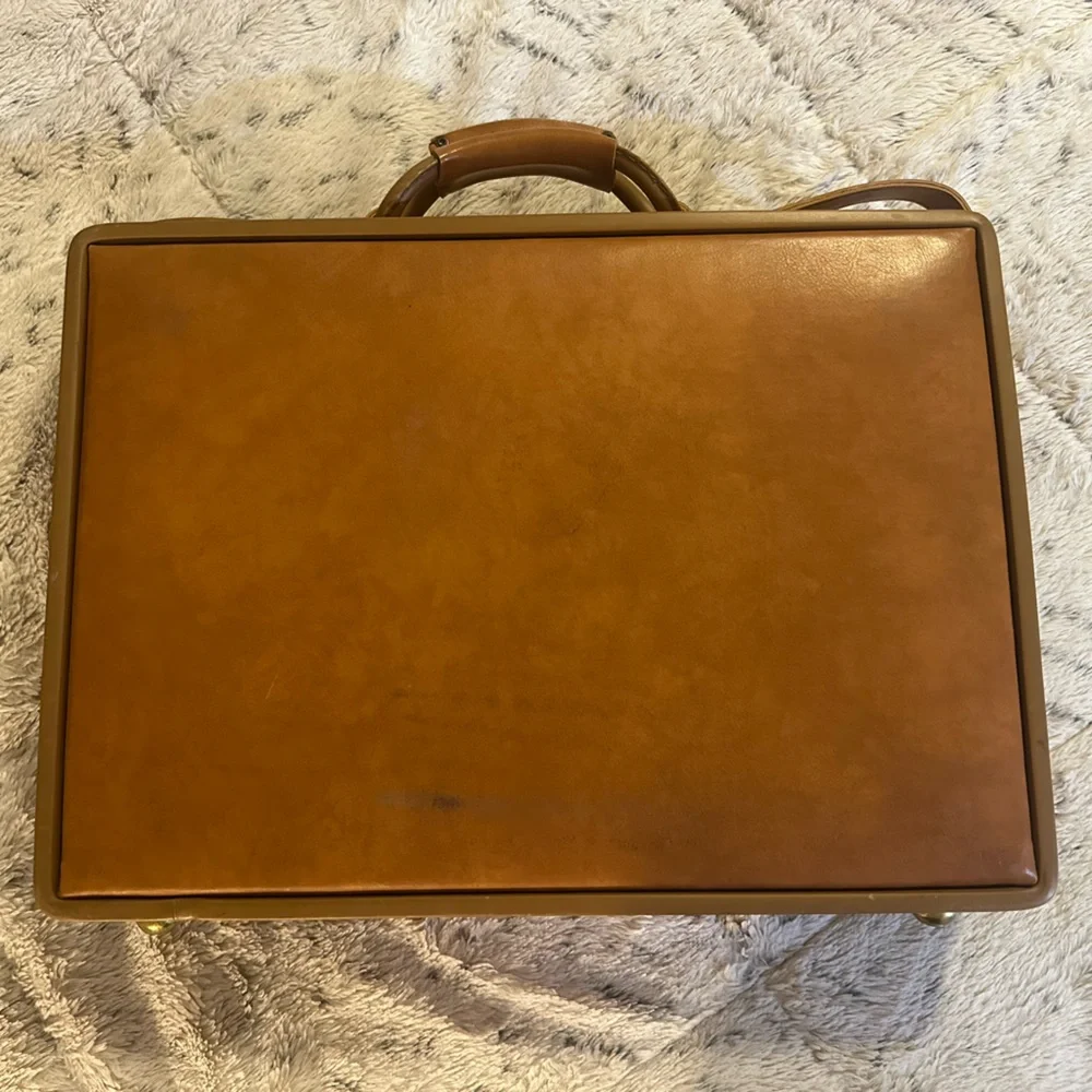 Vintage Hartmann Belting Leather Attaché Briefcase - Excellent Condition w/ Key